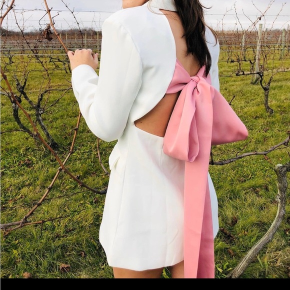 Alex Vinash Bow dress. Worn once and had dry cleaned - Picture 2 of 6